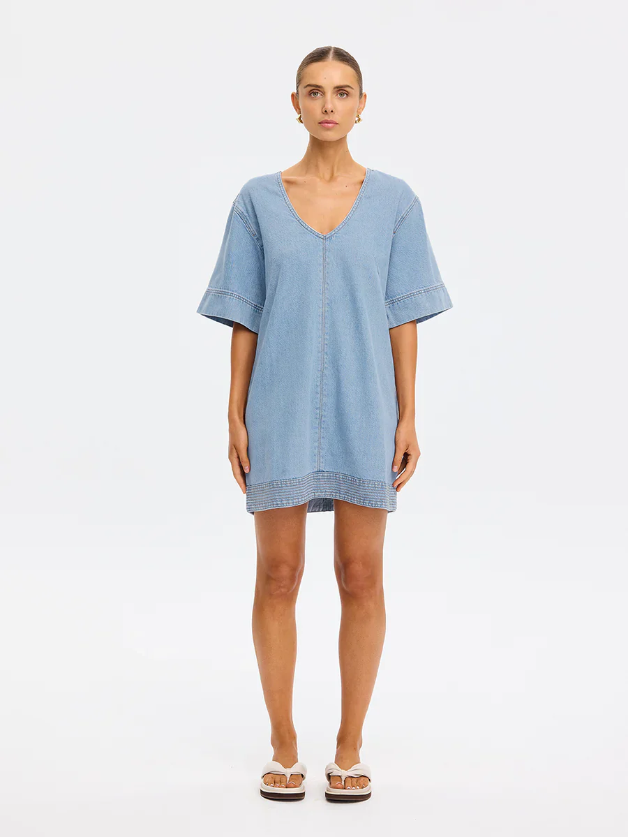KIVARI - EMILIE DENIM DRESS - Image 3