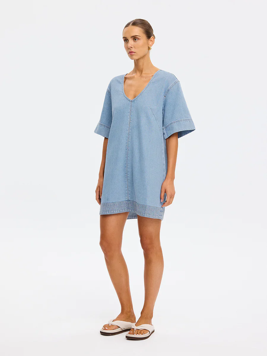 KIVARI - EMILIE DENIM DRESS - Image 4