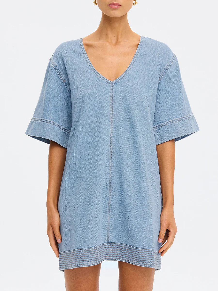 KIVARI - EMILIE DENIM DRESS - Image 7