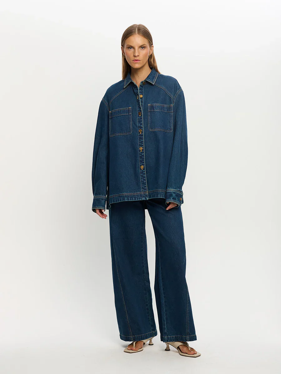 KIVARI - EVIE DENIM SHIRT - Image 4