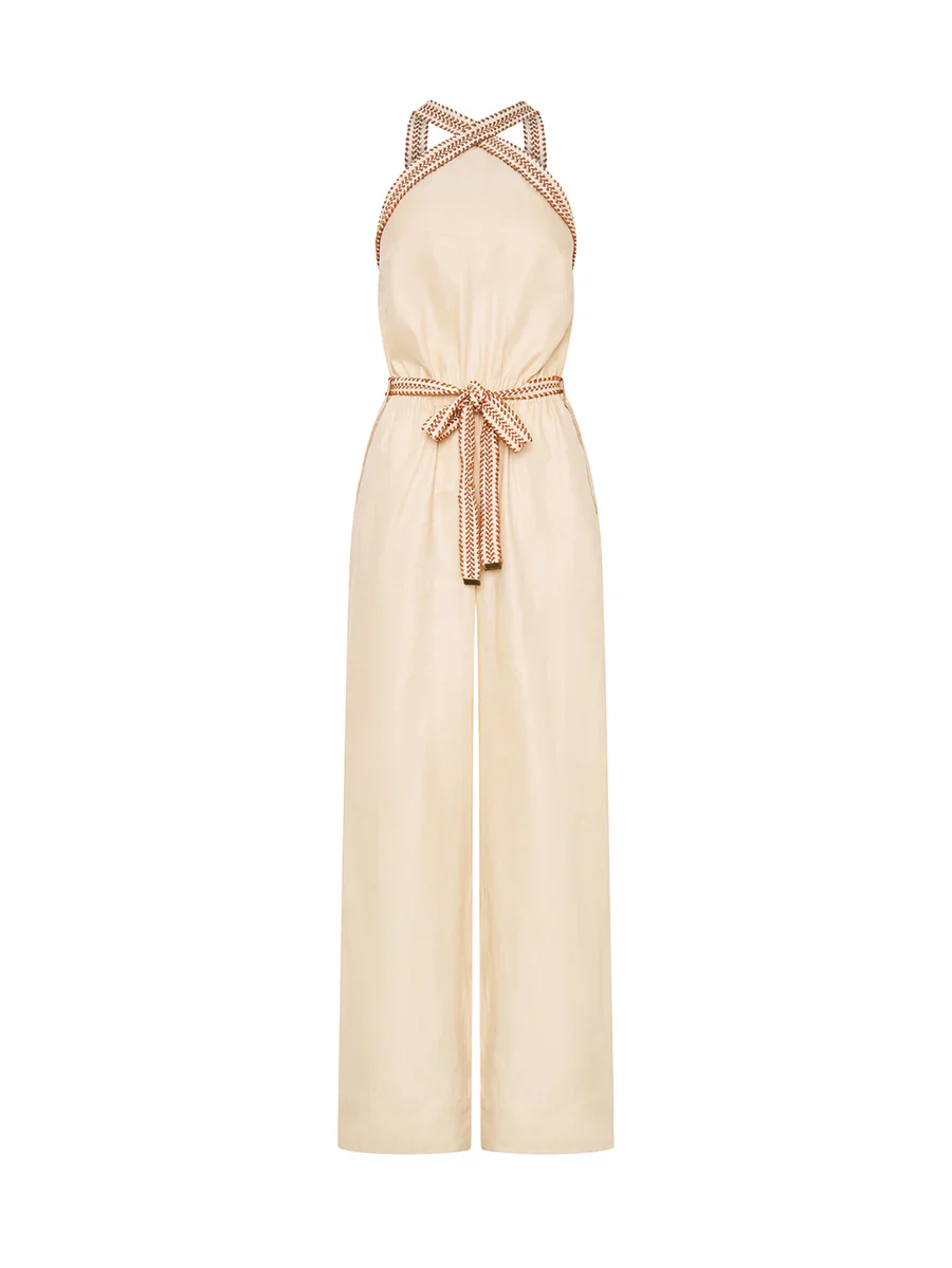 KIVARI - FREYA JUMPSUIT (CREAM)