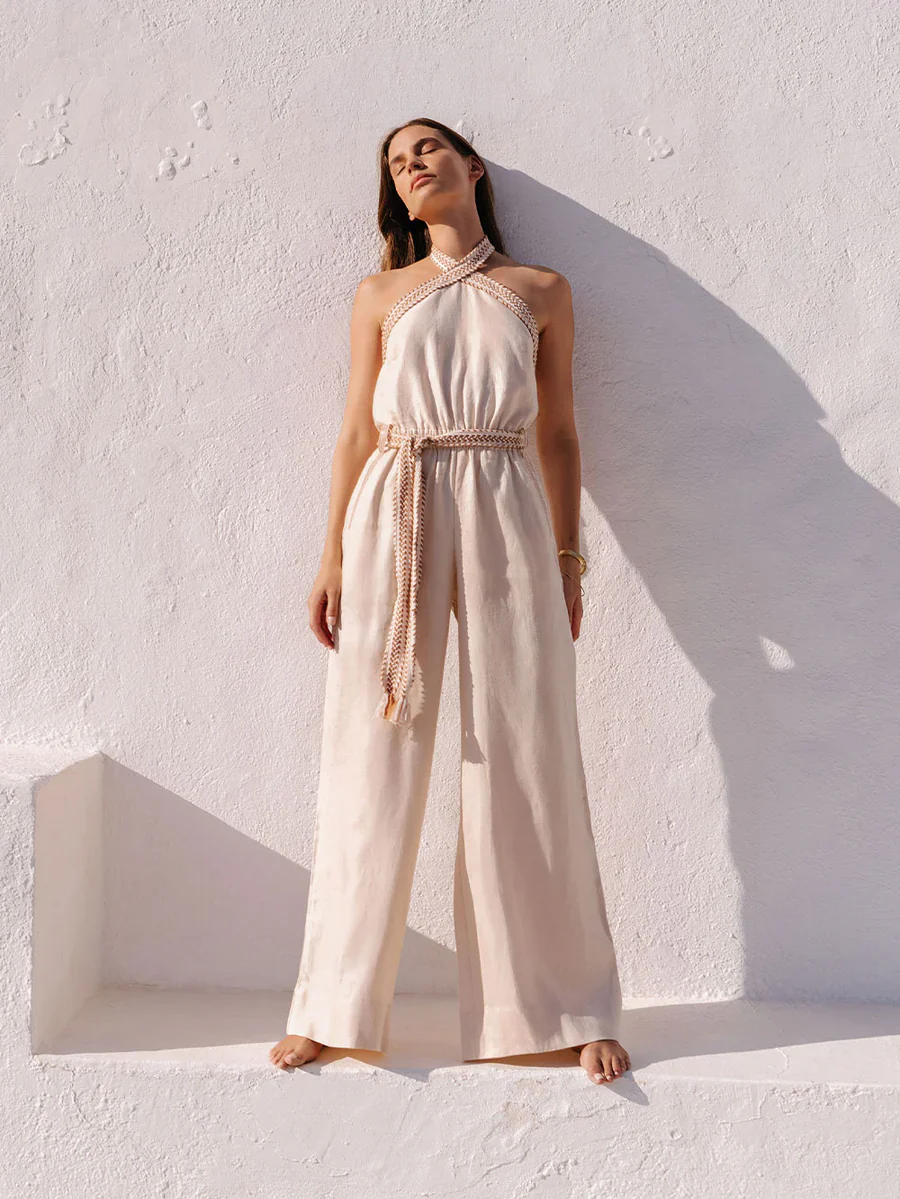 KIVARI - FREYA JUMPSUIT (CREAM) - Image 2