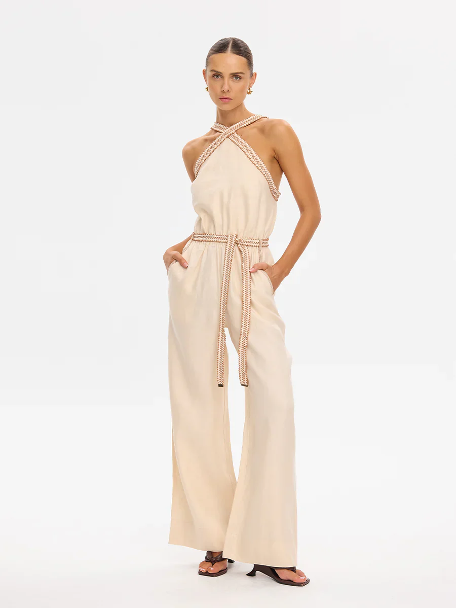 KIVARI - FREYA JUMPSUIT (CREAM) - Image 3