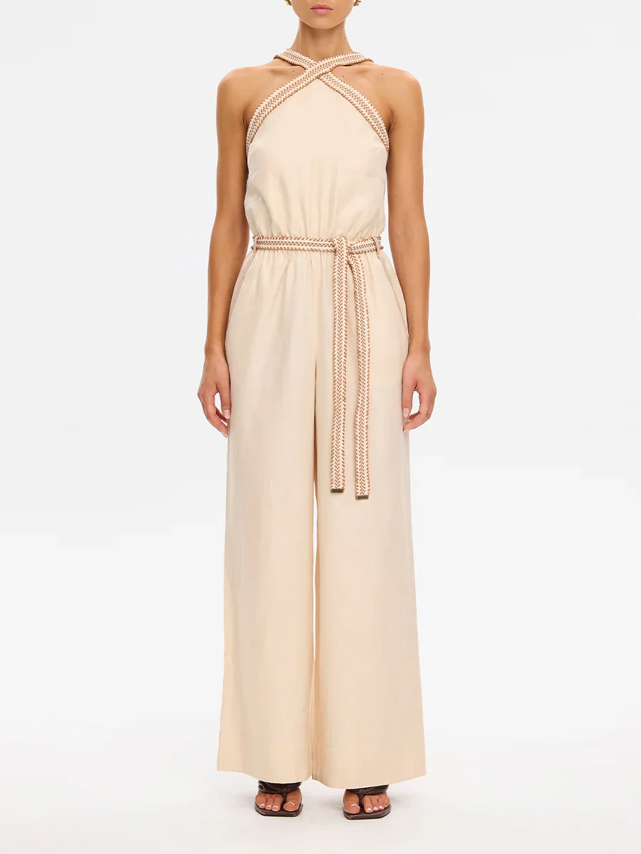 KIVARI - FREYA JUMPSUIT (CREAM) - Image 6