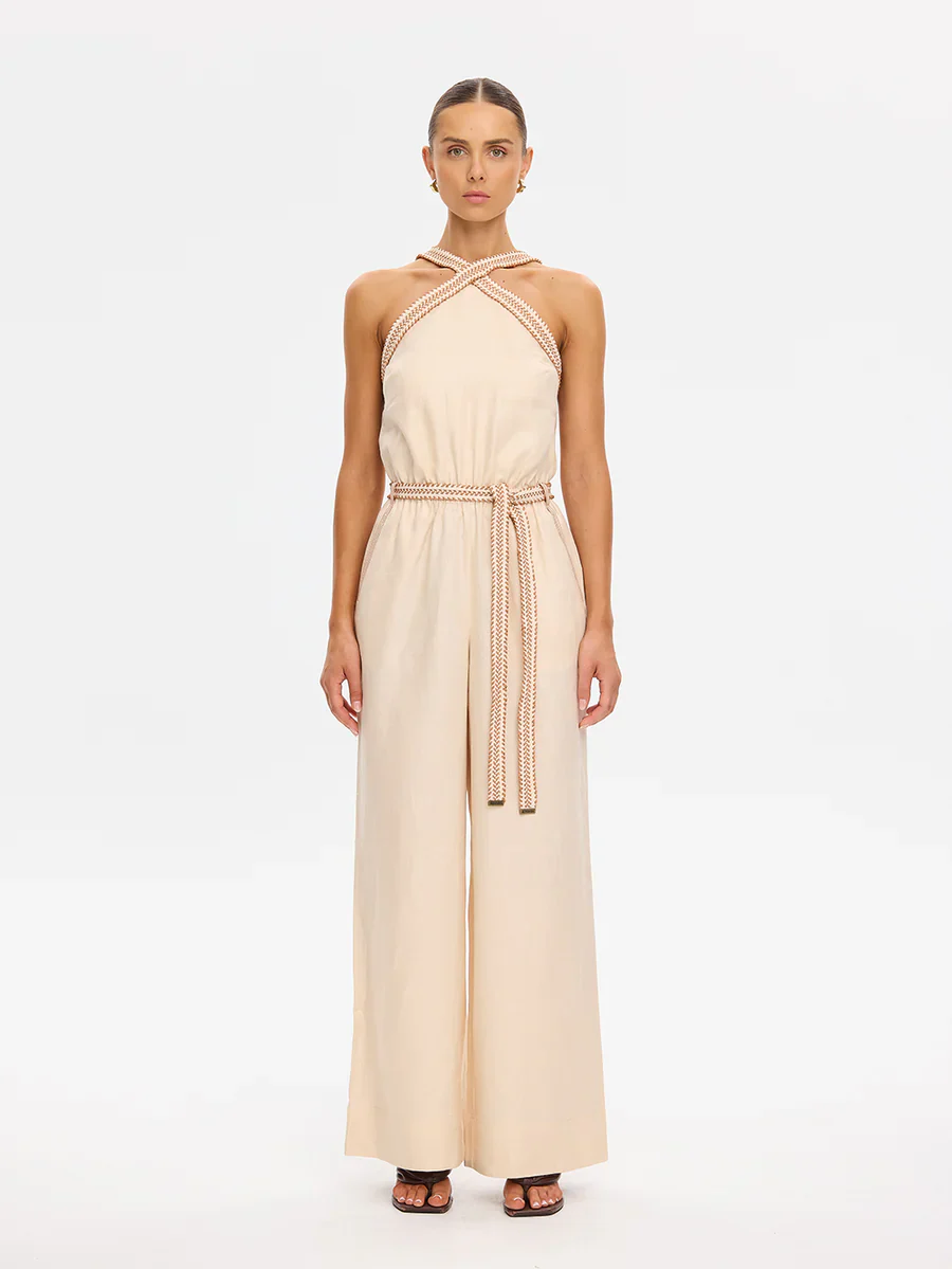 KIVARI - FREYA JUMPSUIT (CREAM) - Image 9