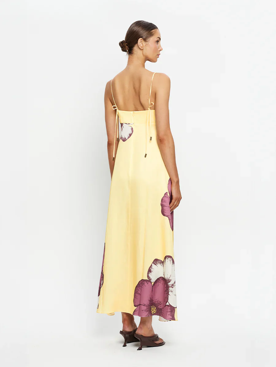 KIVARI - PAROS MAXI DRESS (BUTTER) - Image 4