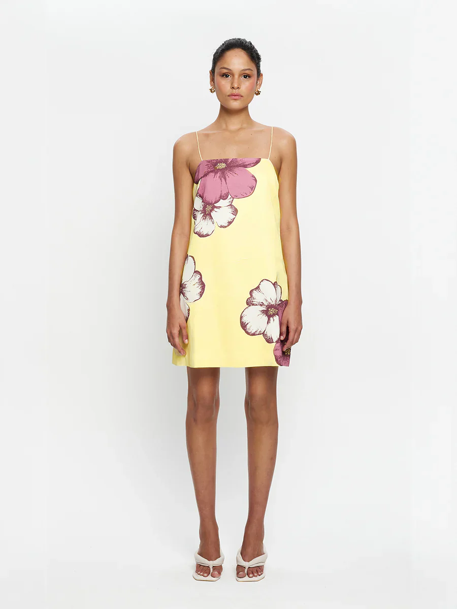 KIVARI - PAROS MINI DRESS (BUTTER) - Image 3