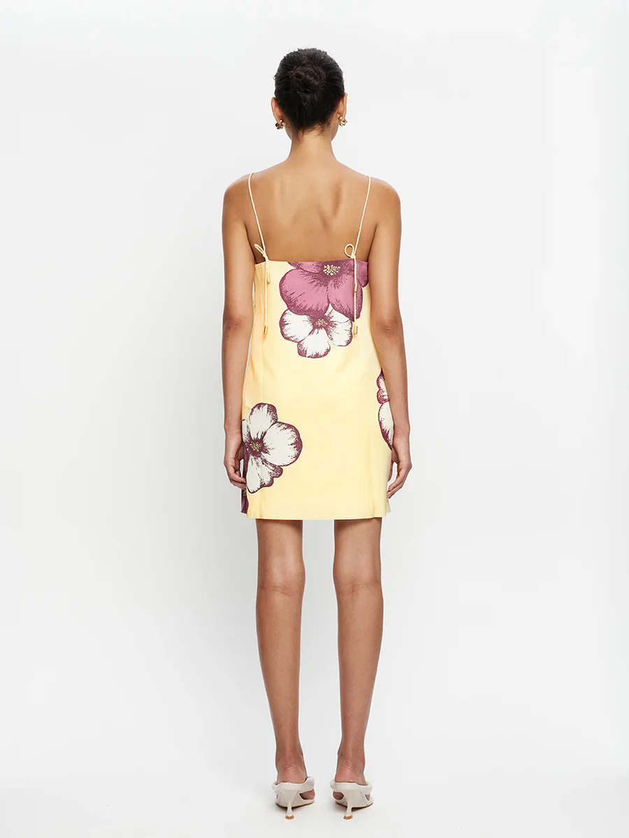 KIVARI - PAROS MINI DRESS (BUTTER) - Image 5