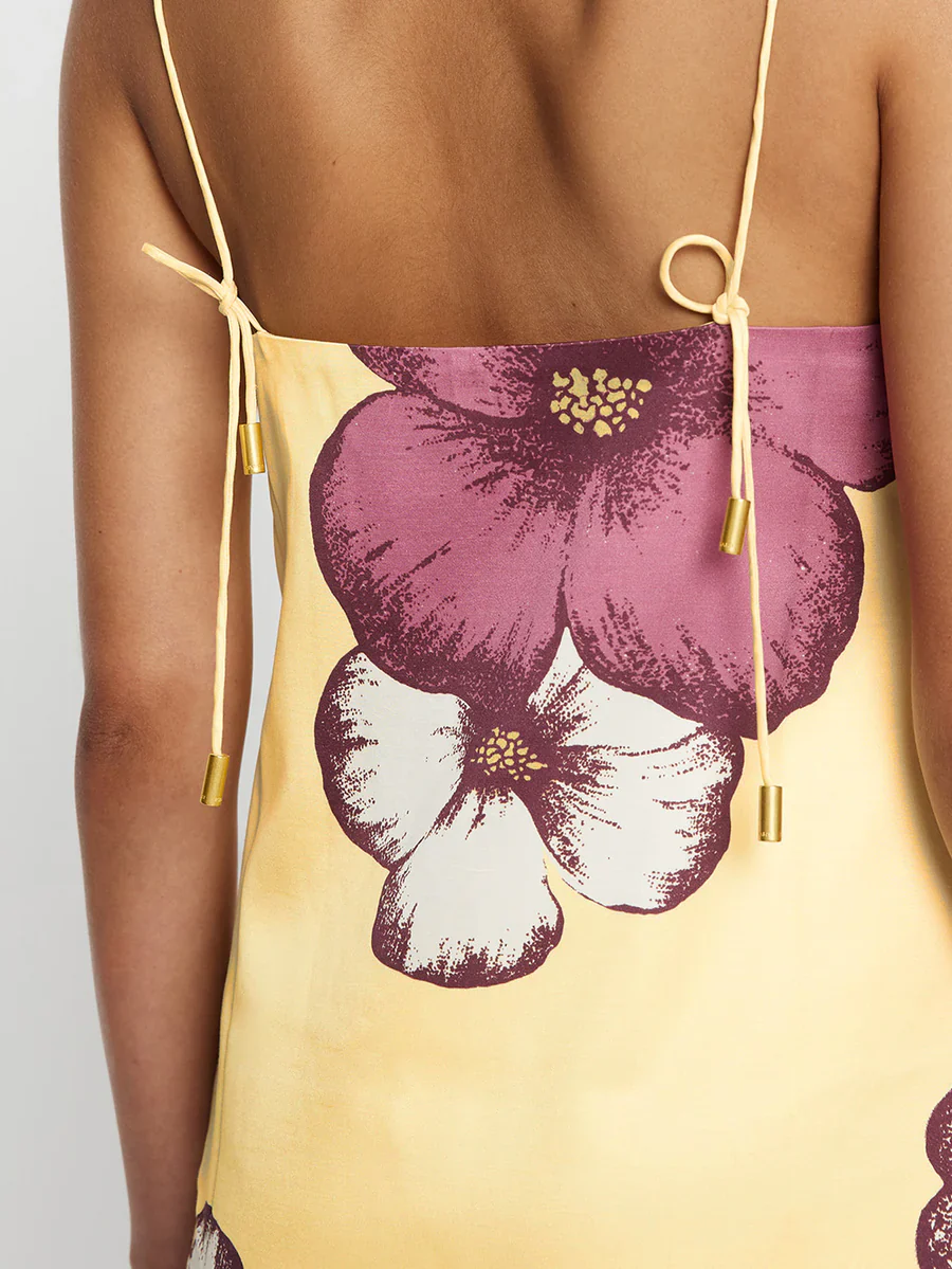 KIVARI - PAROS MINI DRESS (BUTTER) - Image 6