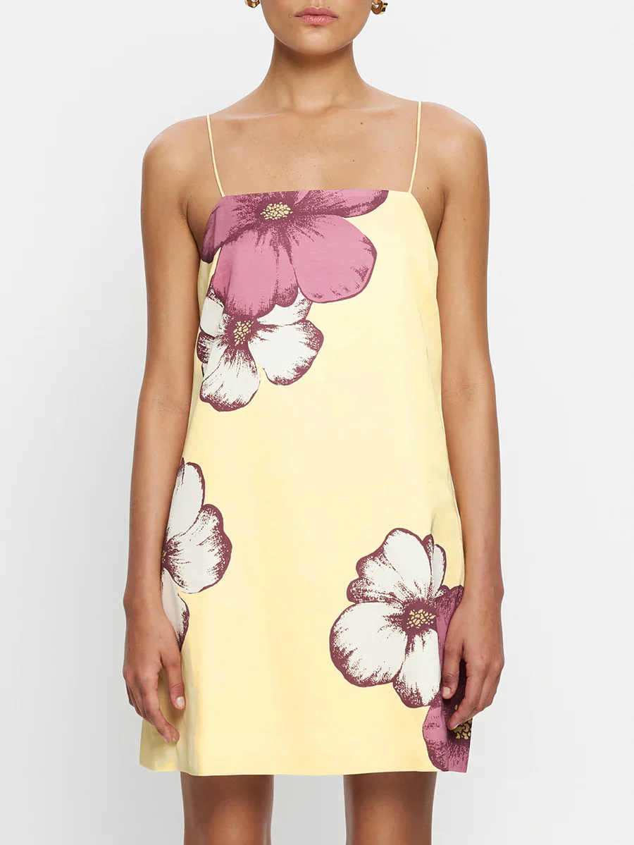KIVARI - PAROS MINI DRESS (BUTTER) - Image 7