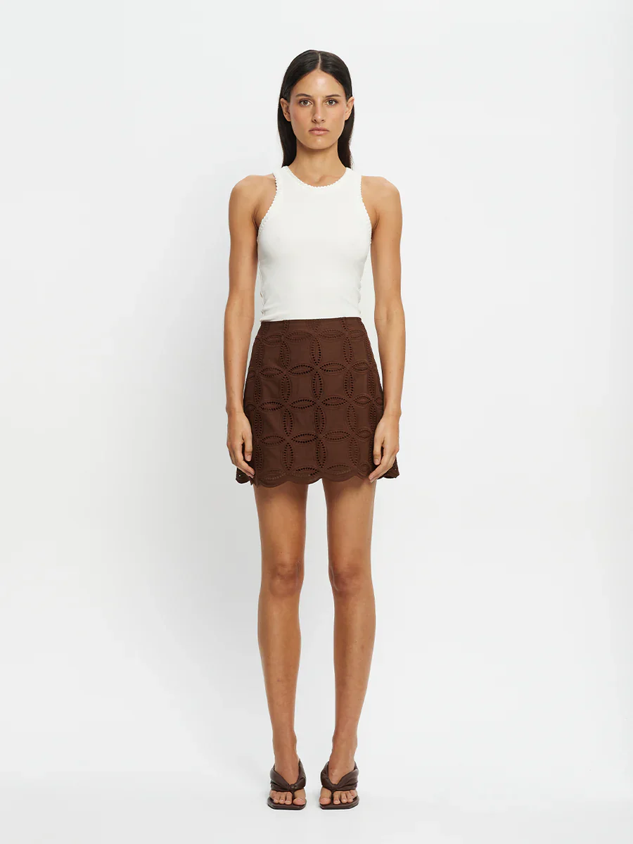 KIVARI - RIO SKIRT (MOCHA) - Image 4