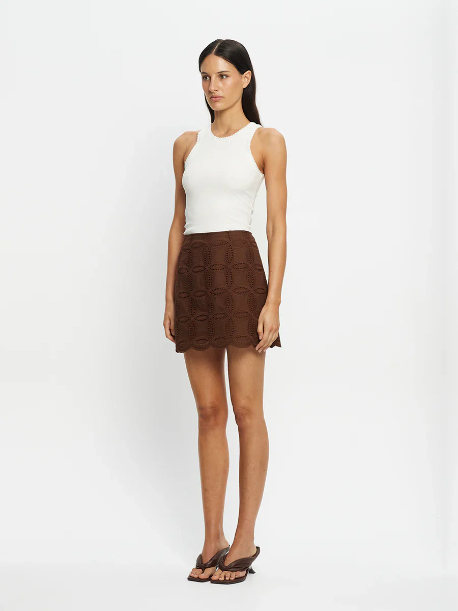 KIVARI - RIO SKIRT (MOCHA) - Image 5