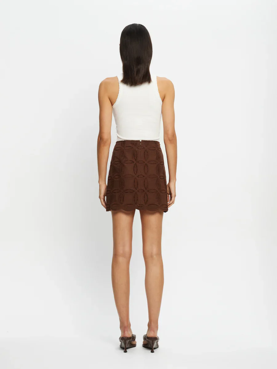 KIVARI - RIO SKIRT (MOCHA) - Image 6