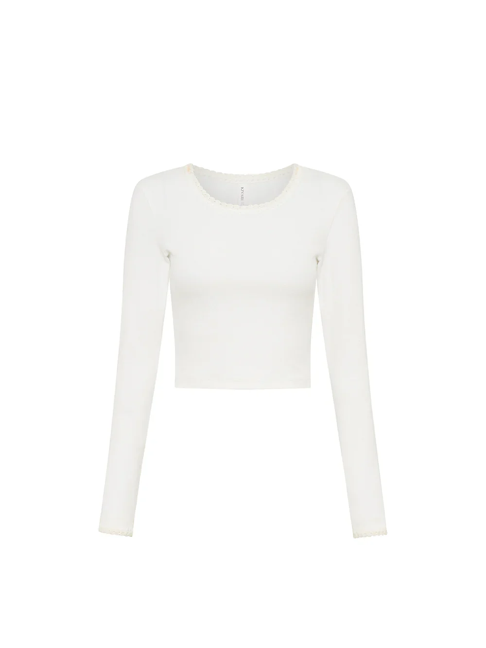 KIVARI - TALLULAH CROP TOP (IVORY)