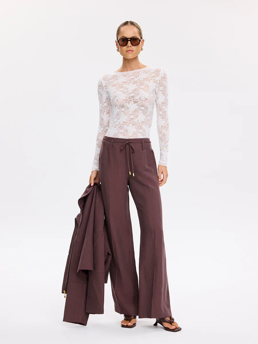 KIVARI - VICTORIA LACE TOP (CREAM) - Image 3