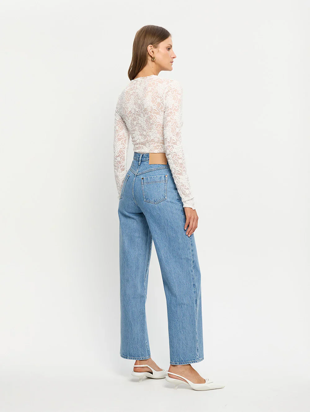 KIVARI - VICTORIA LACE TOP (CREAM) - Image 2