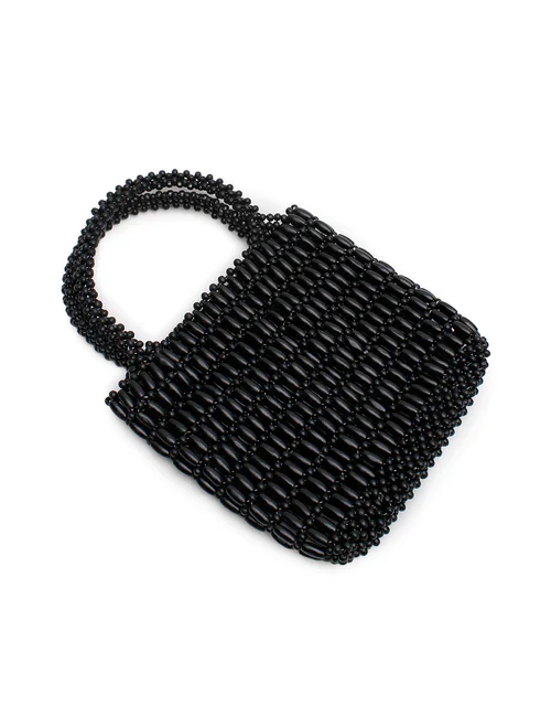 LA TRIBE - BEADED BAG (BLACK) - Image 5