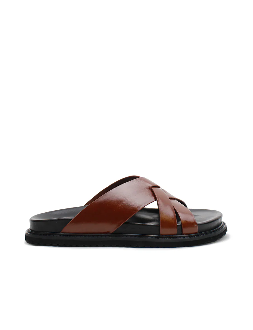 La Tribe - Cross Cut Slide (Cognac) - Image 5