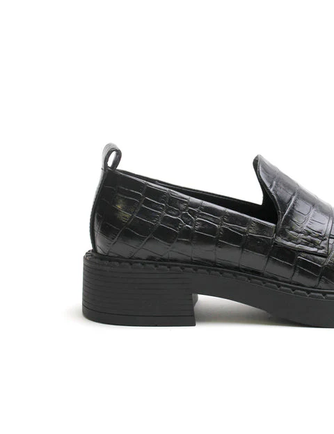 LA TRIBE - Fleur Loafer (Black Croc) - Image 3