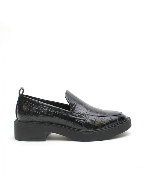 LA TRIBE - Fleur Loafer (Black Croc) - Image 8