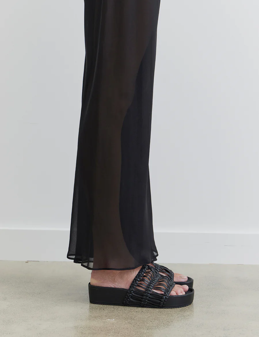 LA TRIBE - LOU PLATFORM SLIDE (BLACK) - Image 5