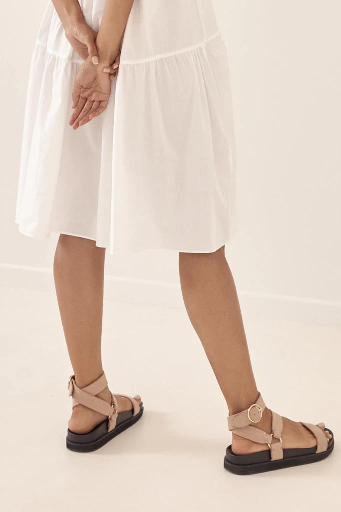 LA TRIBE - Platform Sandal (Taupe) - Image 6