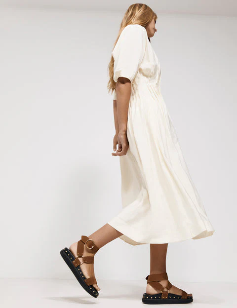 LA TRIBE - Studded Sandal (Tobacco Nubuck / Gold) - Image 6