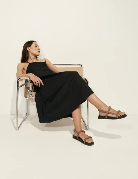 LA TRIBE - Thin Elke Braided Sandal (Mocha) - Image 5