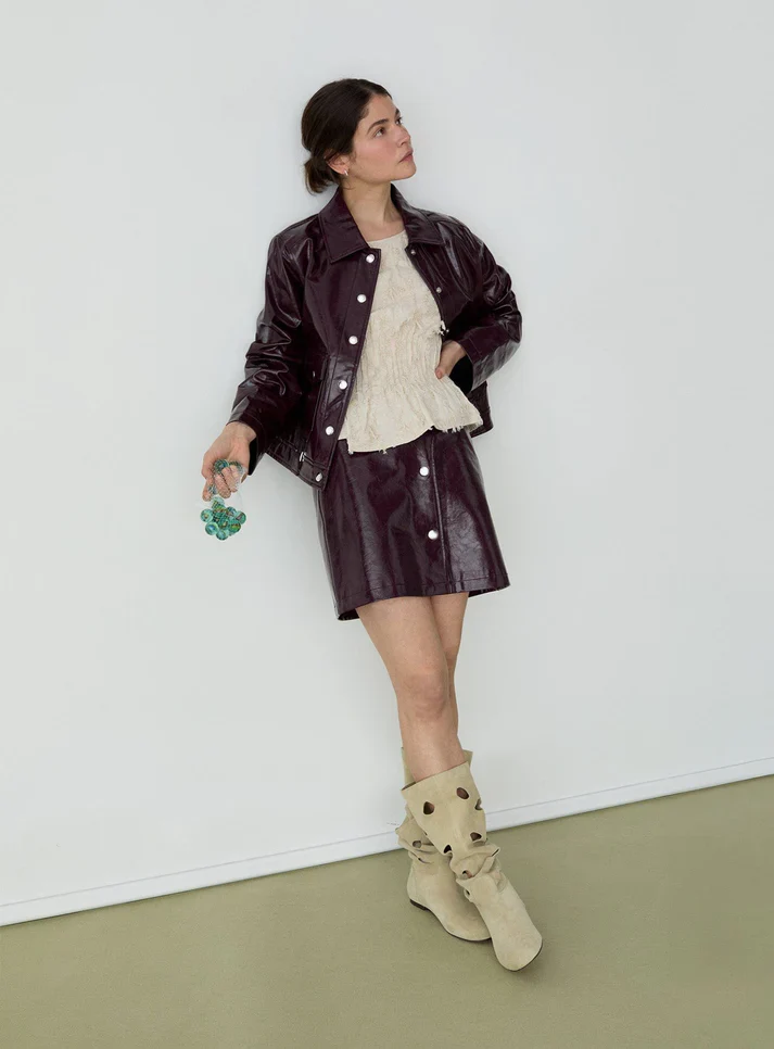 LAAGAM - BRUNA PLUM JACKET - Image 3