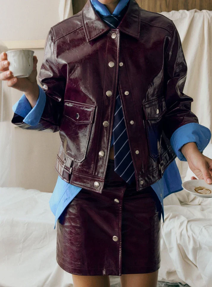 LAAGAM - BRUNA PLUM JACKET - Image 4
