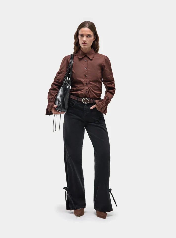 LAAGAM - NILAH SUEDE BELT (BROWN) - Image 3