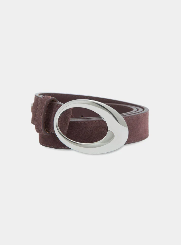 LAAGAM - NILAH SUEDE BELT (BROWN) - Image 4
