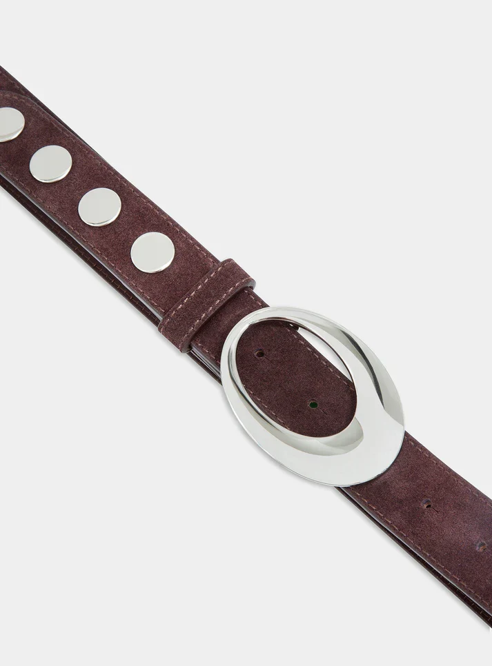 LAAGAM - NILAH SUEDE BELT (BROWN) - Image 5