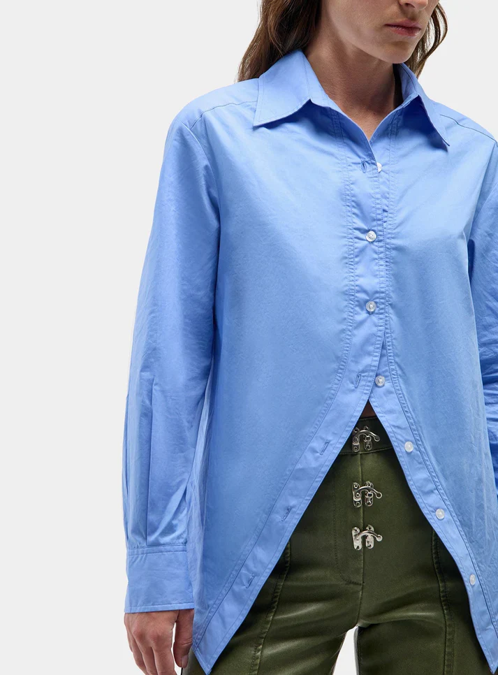 LAAGAM - NO BOYFRIEND SHIRT (BLUE) - Image 4
