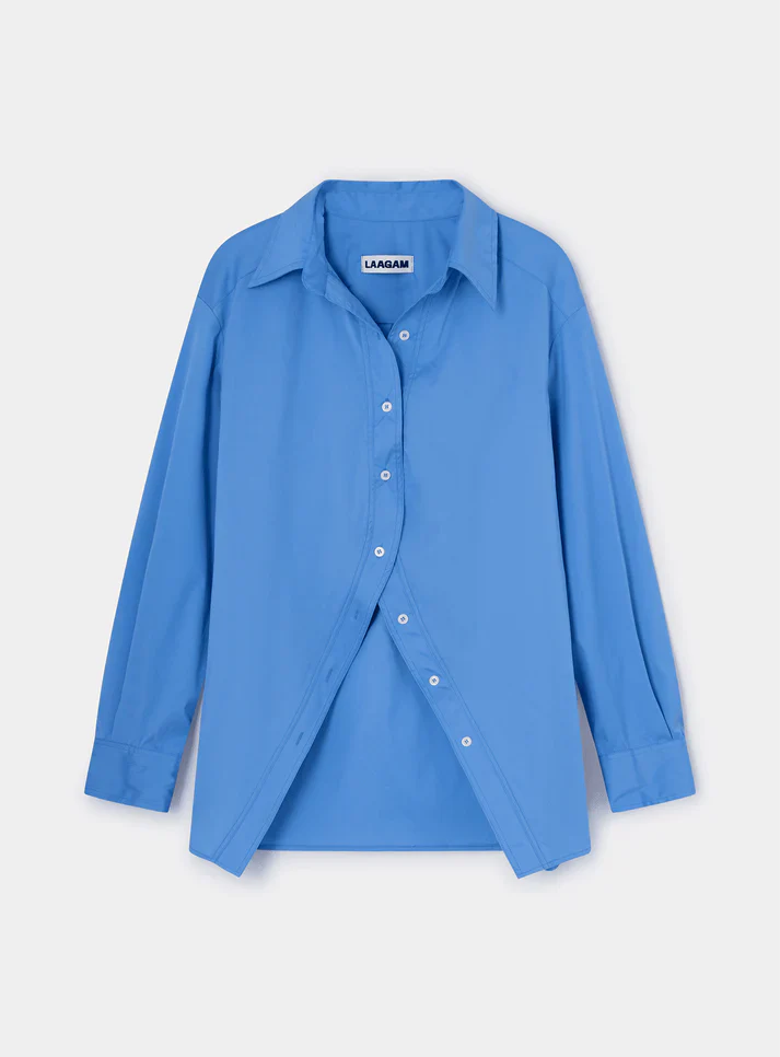LAAGAM - NO BOYFRIEND SHIRT (BLUE) - Image 5