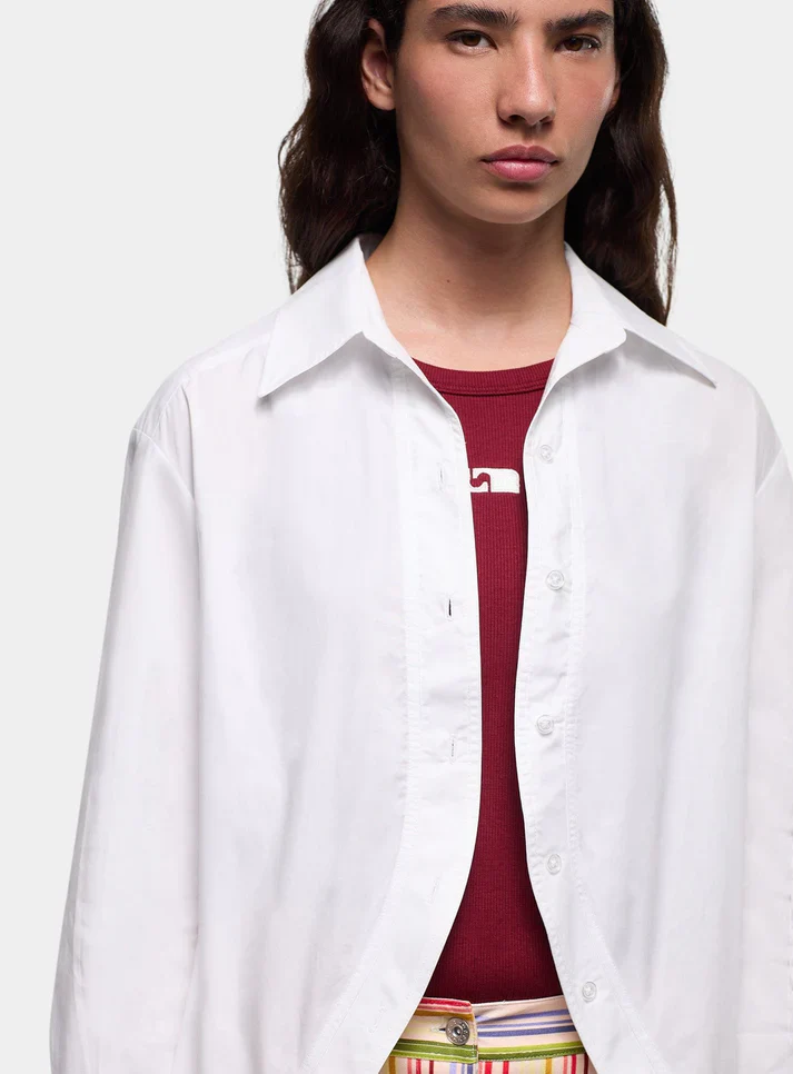 LAAGAM - NO BOYFRIEND SHIRT (WHITE) - Image 5