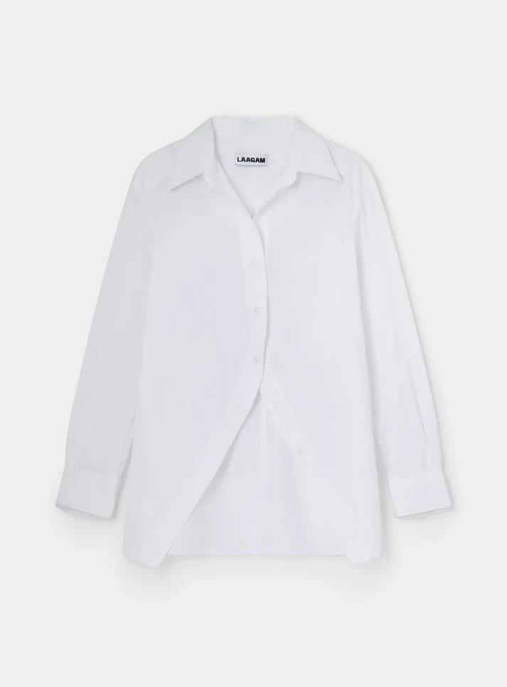 LAAGAM - NO BOYFRIEND SHIRT (WHITE) - Image 6