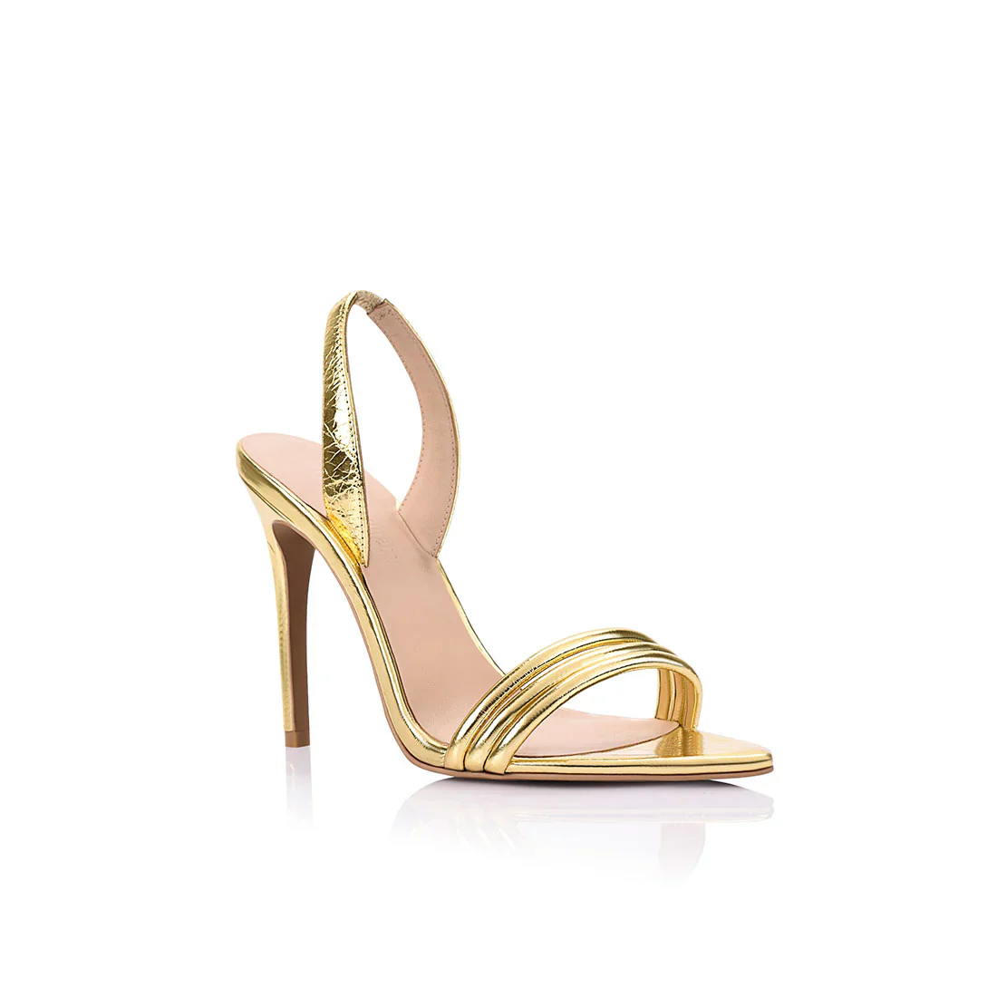 LANA WILKINSON - CAMILLE SANDAL (GOLD METALLIC LEATHER) - Image 2