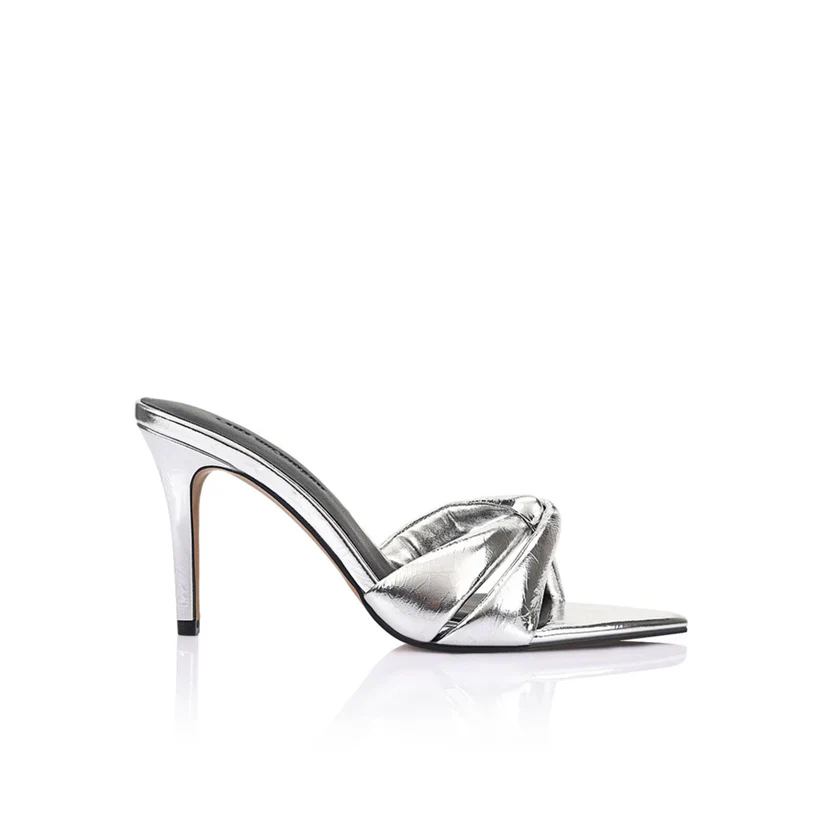 LANA WILKINSON - MAE MULE (SILVER METALLIC)