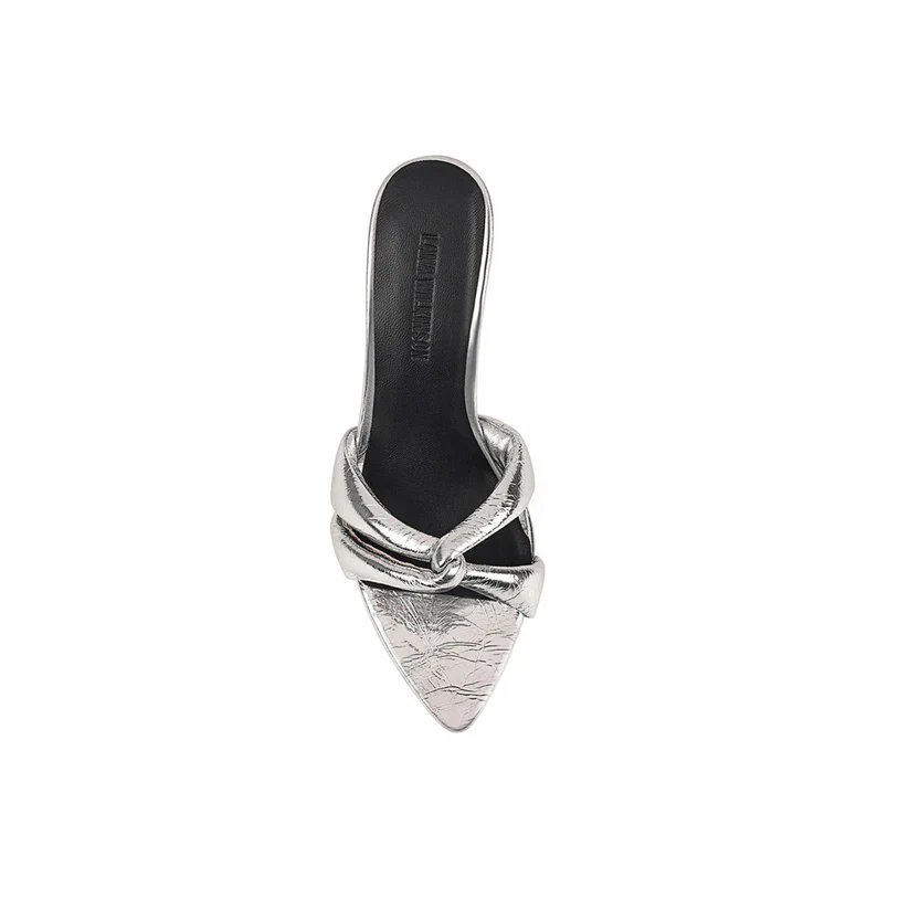 LANA WILKINSON - MAE MULE (SILVER METALLIC) - Image 4