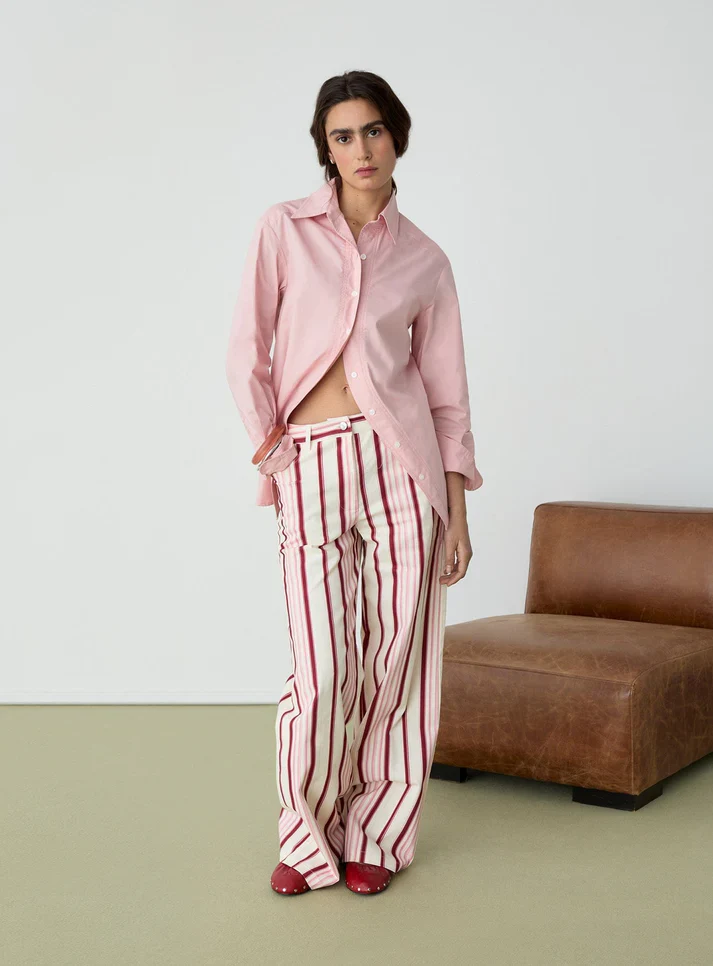 LAAGAM - NO BOYFRIEND SHIRT (PINK) - Image 3