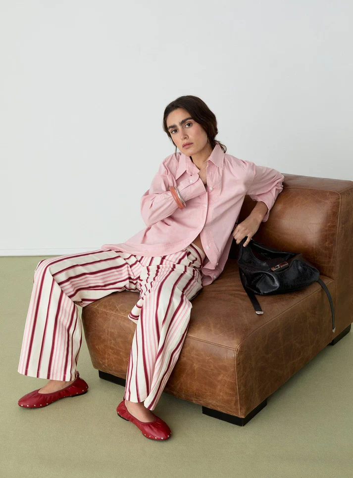 LAAGAM - NO BOYFRIEND SHIRT (PINK) - Image 4