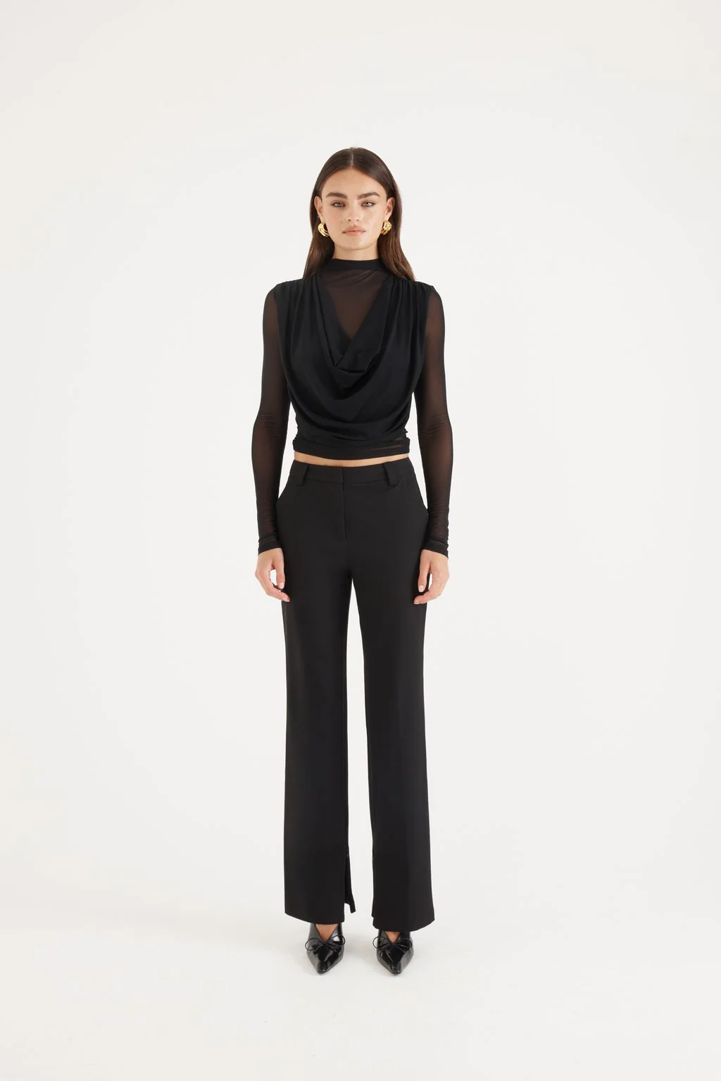 MADISON THE LABEL - GRACE TOP (BLACK) - Image 3
