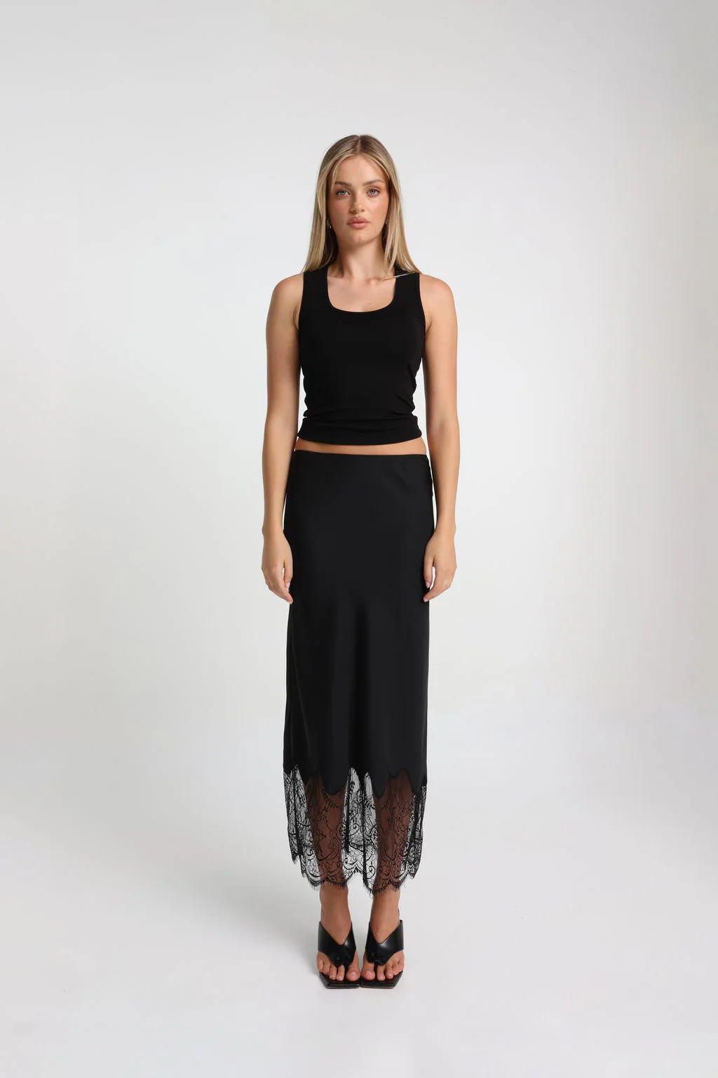 MADISON THE LABEL - LUELLA SKIRT (BLACK) - Image 3