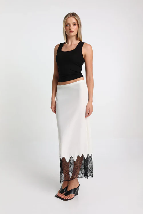 MADISON THE LABEL - LUELLA SKIRT (CLOUD) - Image 3