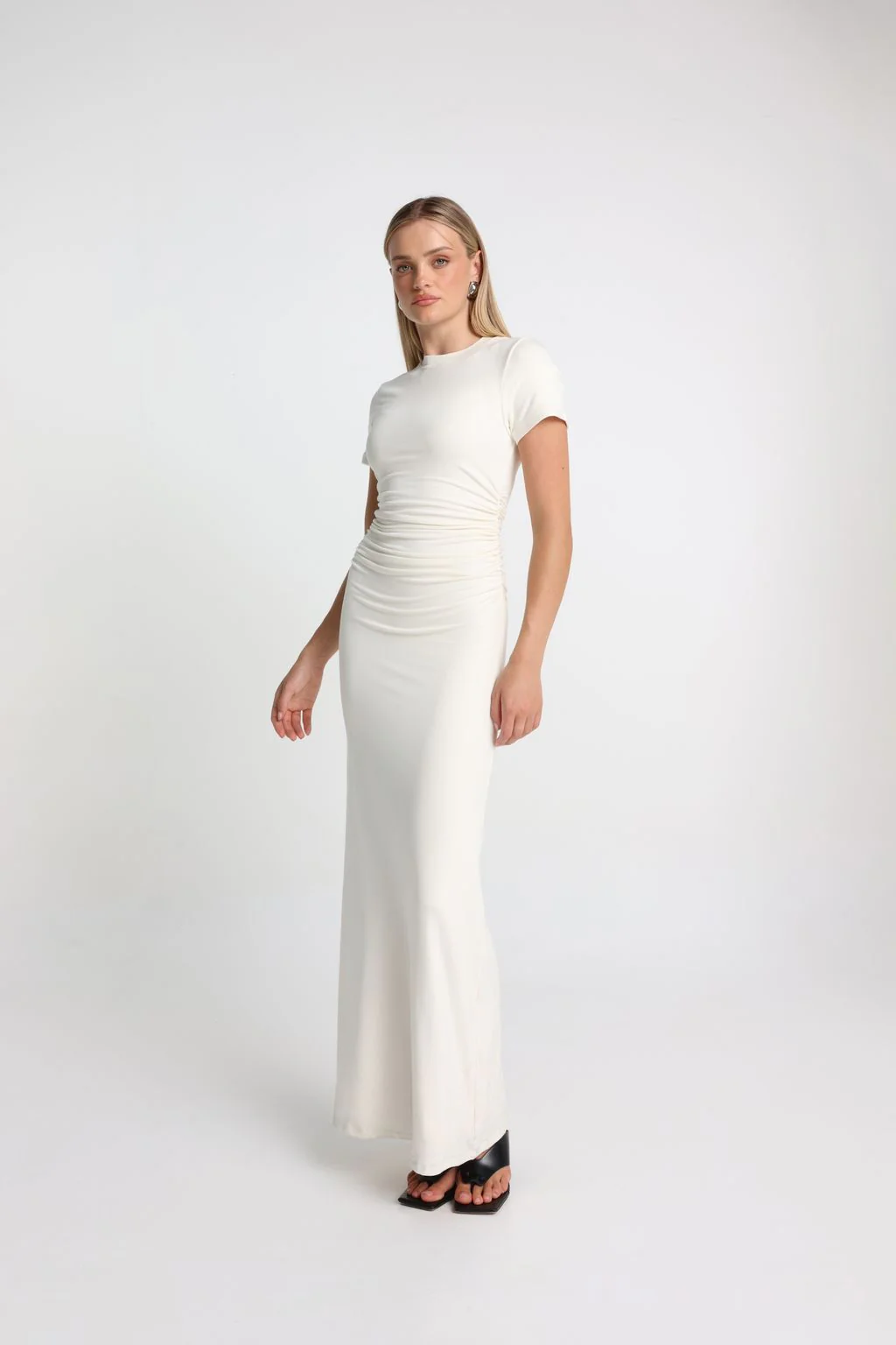 MADISON THE LABEL - PALMER MAXI DRESS (MILK) - Image 6