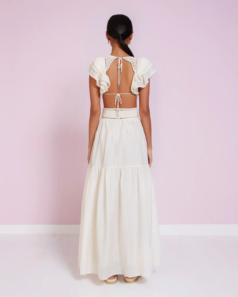 MAGALI PASCAL - Lottie Maxi Dress (Ivory) - Image 3