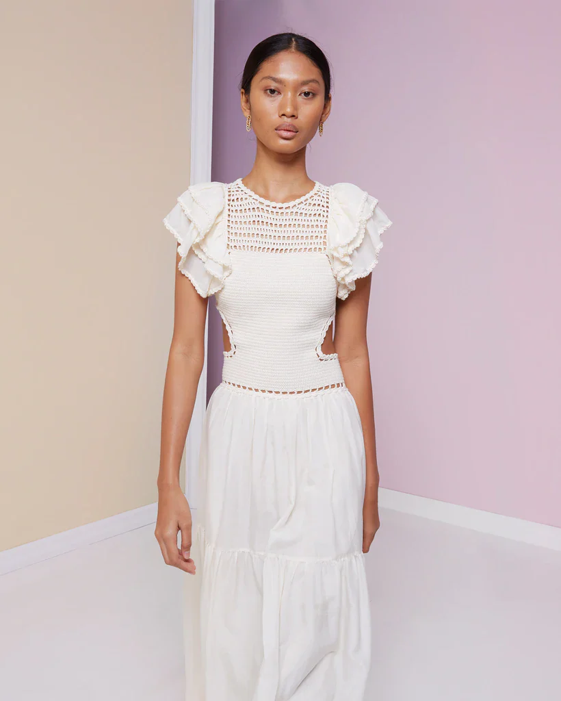 MAGALI PASCAL - Lottie Maxi Dress (Ivory) - Image 5