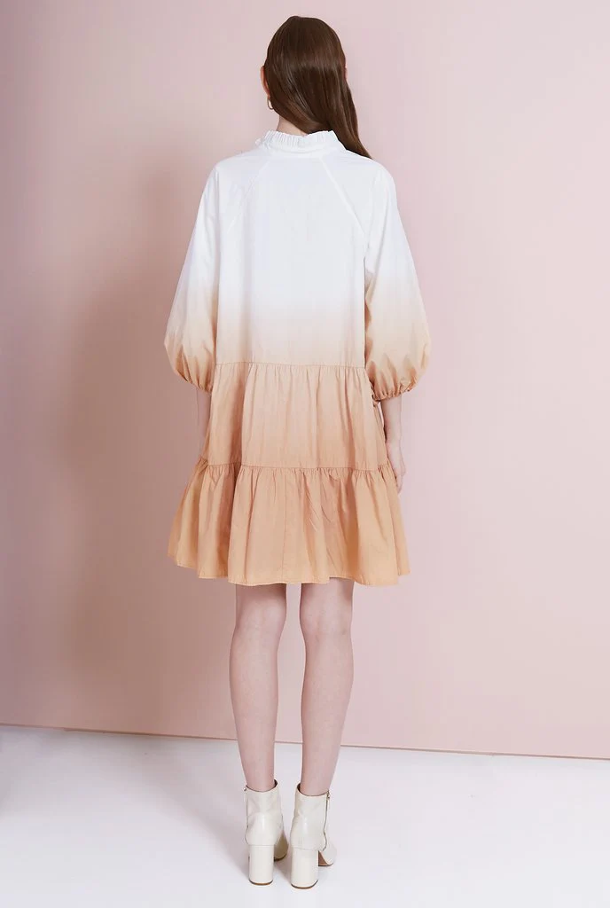 MAGALI PASCAL - Soleil Shirt Dress (Sunset Peach) - Image 2