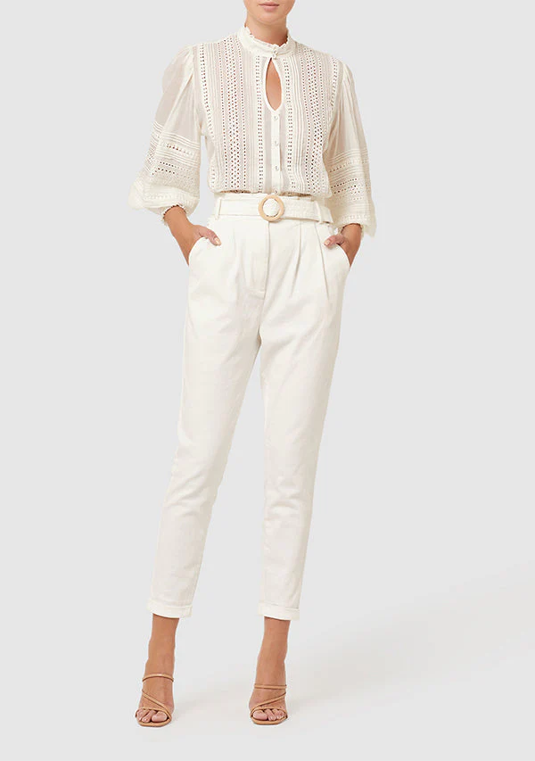 MINISTRY OF STYLE - Mystical Embroidery Blouse (Ivory) - Image 5